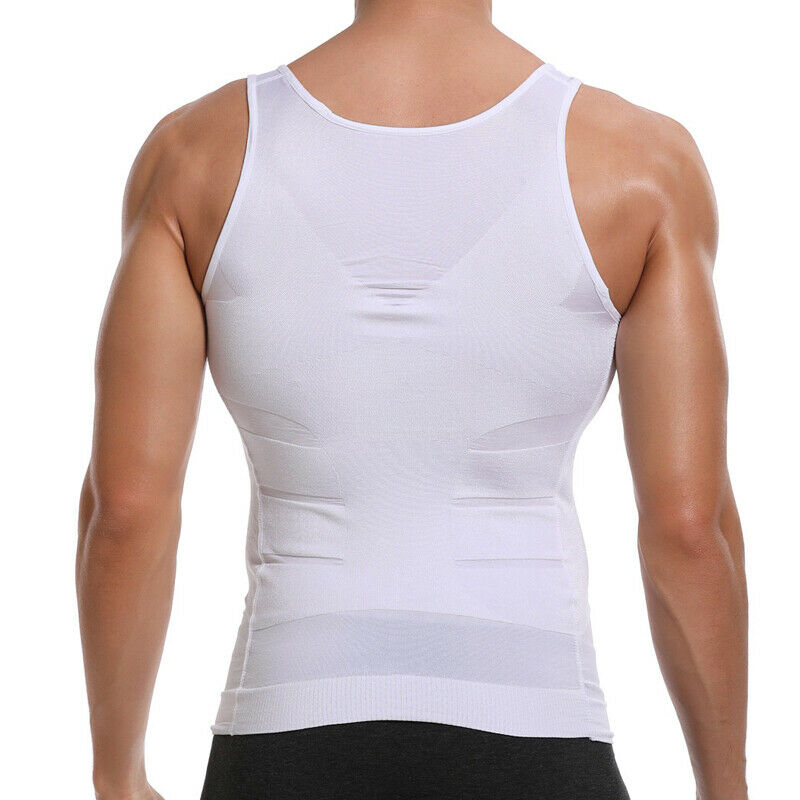 Men's Slimming Body Shaper Vest Abs Abdomen Compression Shirt
